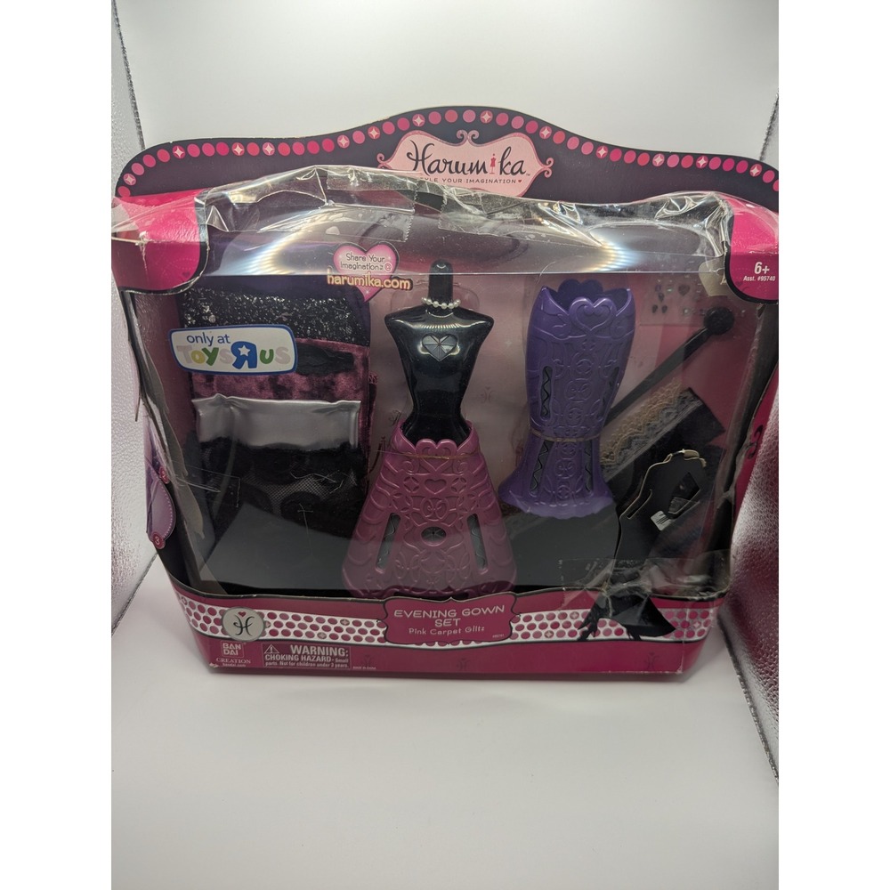 Harumika Evening Gown Set Pink Carpet Glitz Designer Dress Toys R Us 2010